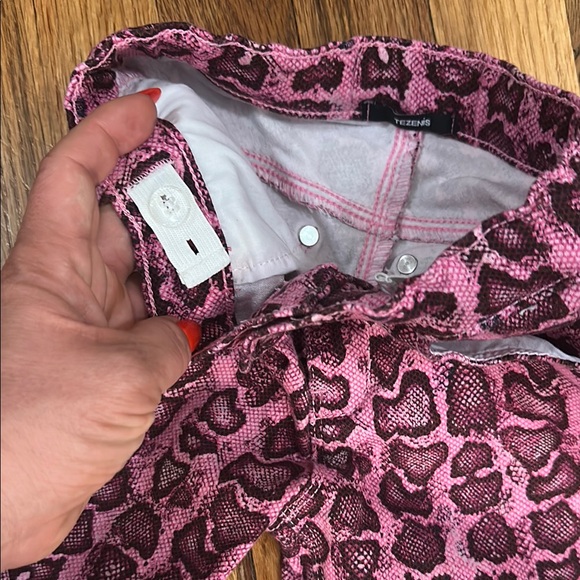 Pink Leopard Print Leggings - Picture 3 of 6